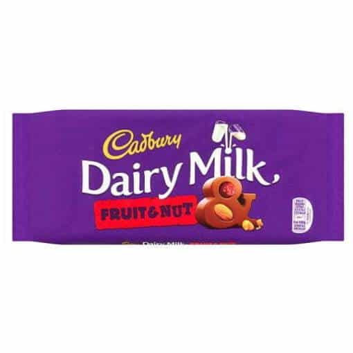 Cadbury Dairy Milk Fruit Nut 110g