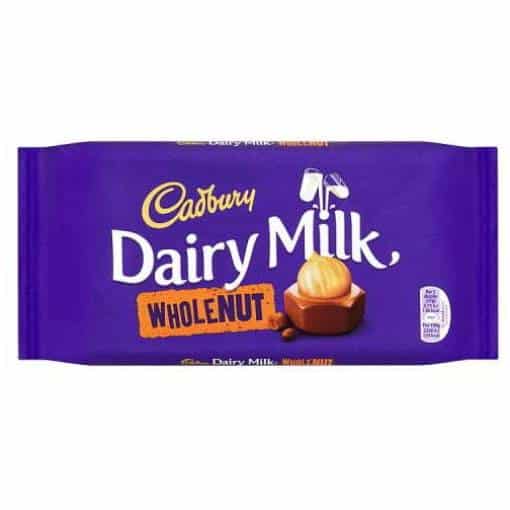 Cadbury Dairy Milk Whole Nut 110g