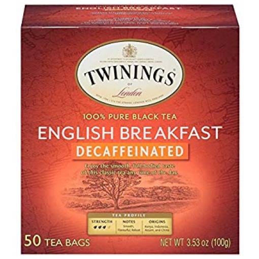 Twinings English Breakfast Decaf 50